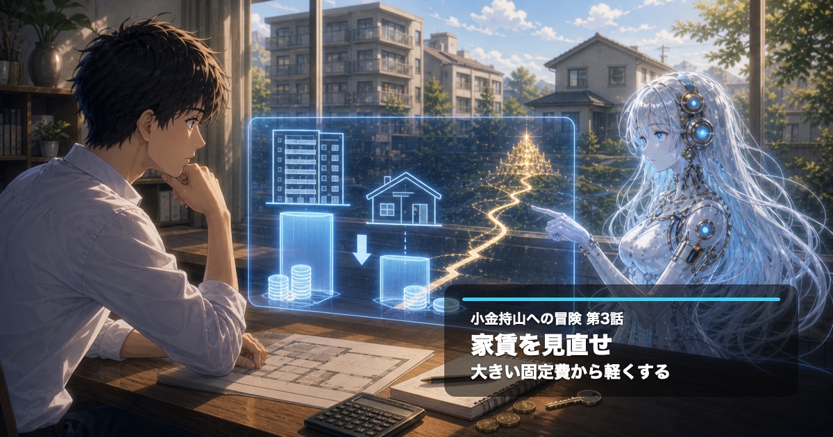 小金持山への冒険 第3話：家賃を見直せ