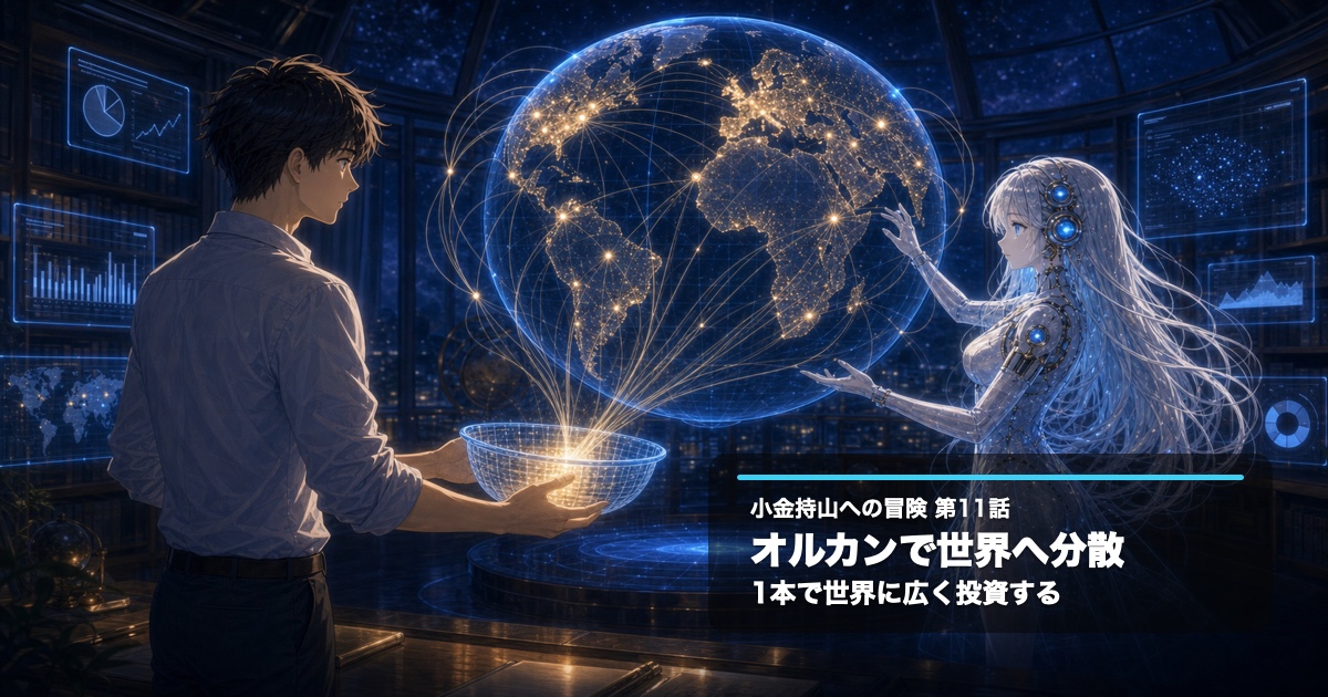 小金持山への冒険 第11話：オルカンで世界へ分散